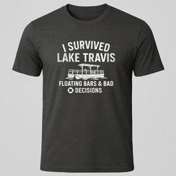 Lake Travis T Shirt Gift For Boat Owner