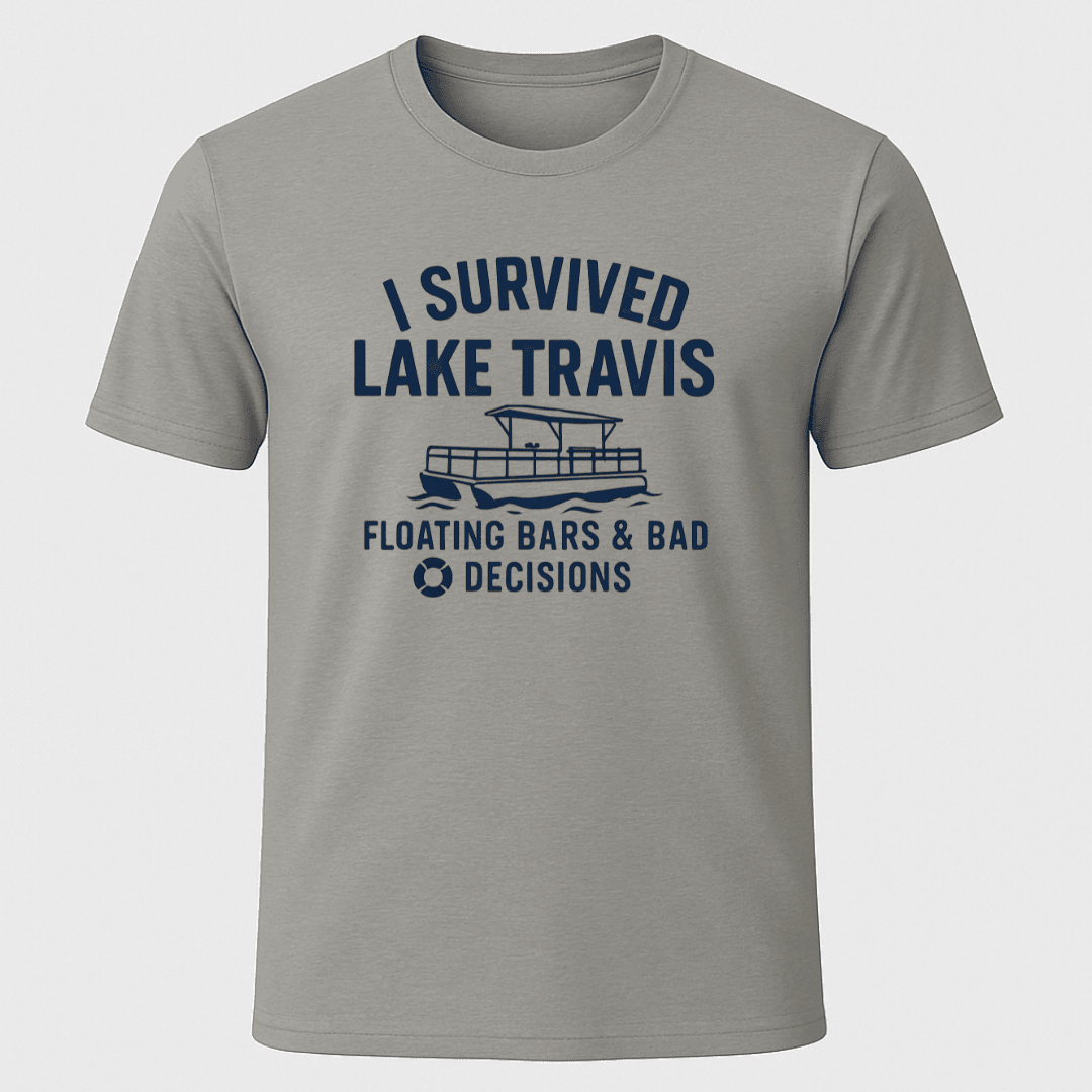 Lake Travis T Shirt Gift For Boat Owner