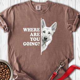 Berger Blanc Suisse Alert Premium Tee Gift For Dog Lover