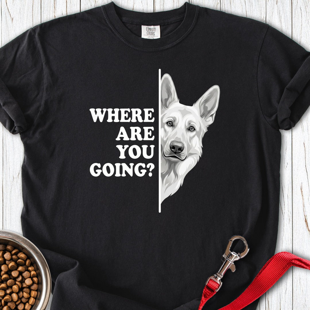 Berger Blanc Suisse Alert Premium Tee Gift For Dog Lover