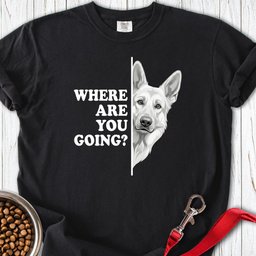 Berger Blanc Suisse Alert Premium Tee Gift For Dog Lover