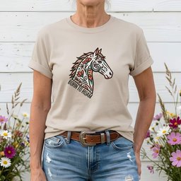 Born To Roam Unisex Tee Gift For Horse Lover