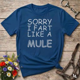 Sorry I Fart Like A Mule T Shirt Gift For Horse Lover