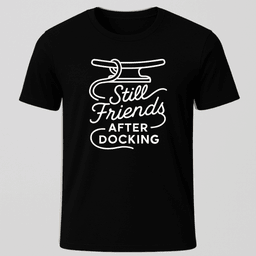 Still Friends After Docking T Shirt Gift For Boat Owner
