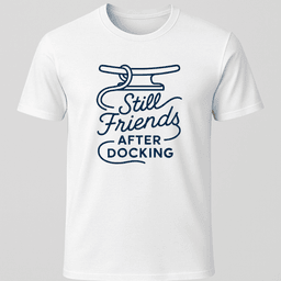 Still Friends After Docking T Shirt Gift For Boat Owner