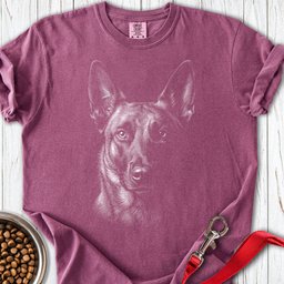 Belgian Malinois Engraved Premium Tee Gift For Dog Lover