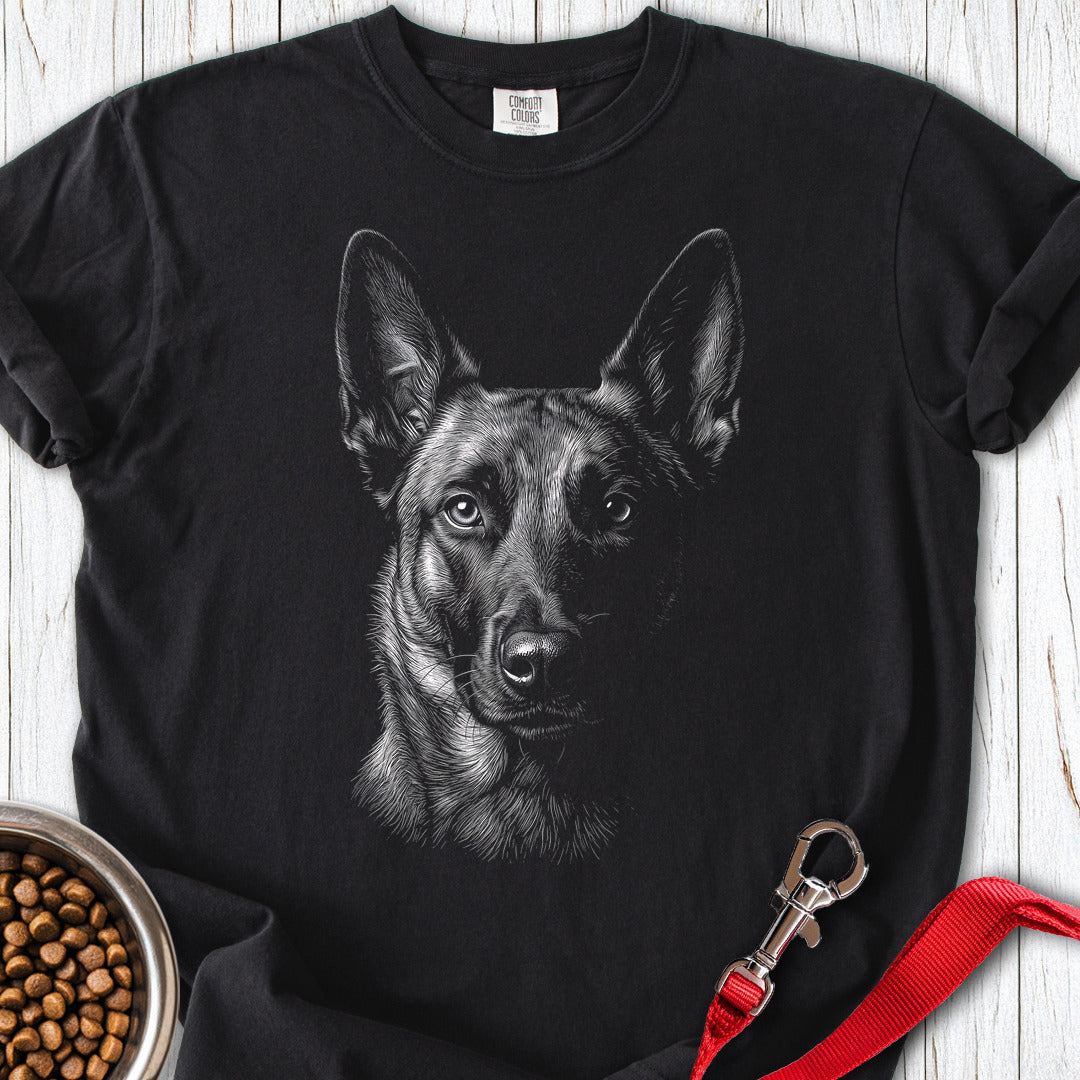 Belgian Malinois Engraved Premium Tee Gift For Dog Lover