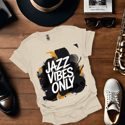 Jazz Vibes Only T Shirt Gift For Music Lover