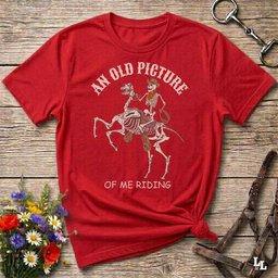 An Old Picture Of Me T Shirt Gift For Horse Lover