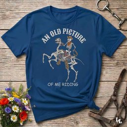 An Old Picture Of Me T Shirt Gift For Horse Lover