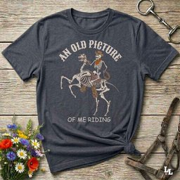 An Old Picture Of Me T Shirt Gift For Horse Lover