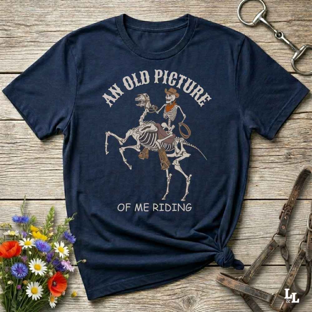 An Old Picture Of Me T Shirt Gift For Horse Lover