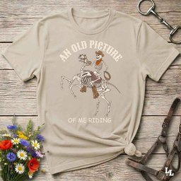 An Old Picture Of Me T Shirt Gift For Horse Lover