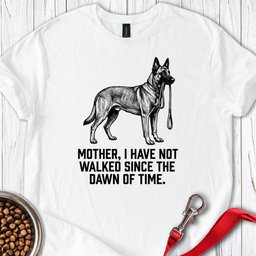 Belgian Malinois Walking T Shirt Gift For Dog Lover