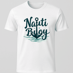 Nauti Buoy Vintage T Shirt Gift For Boat Owner