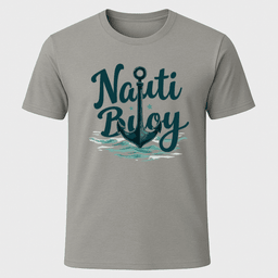 Nauti Buoy Vintage T Shirt Gift For Boat Owner