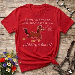 Just Kidding T Shirt Gift For Horse Lover