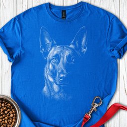 Belgian Malinois Engraved T Shirt Gift For Dog Lover