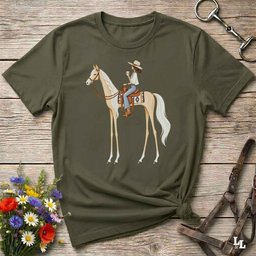 Sip And Ride T Shirt Gift For Horse Lover