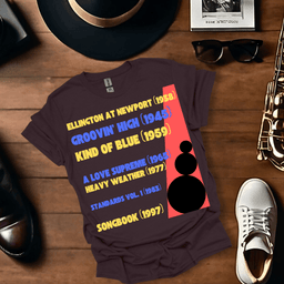 Sixty Years Of Jazz T Shirt Gift For Music Lover