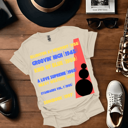 Sixty Years Of Jazz T Shirt Gift For Music Lover