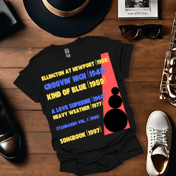 Sixty Years Of Jazz T Shirt Gift For Music Lover