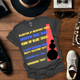 Sixty Years Of Jazz T Shirt Gift For Music Lover