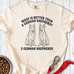 2 German Shepherds Premium Tee Gift For Dog Lover