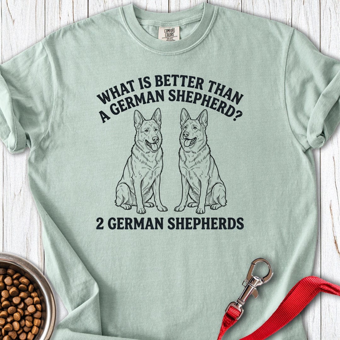 2 German Shepherds Premium Tee Gift For Dog Lover