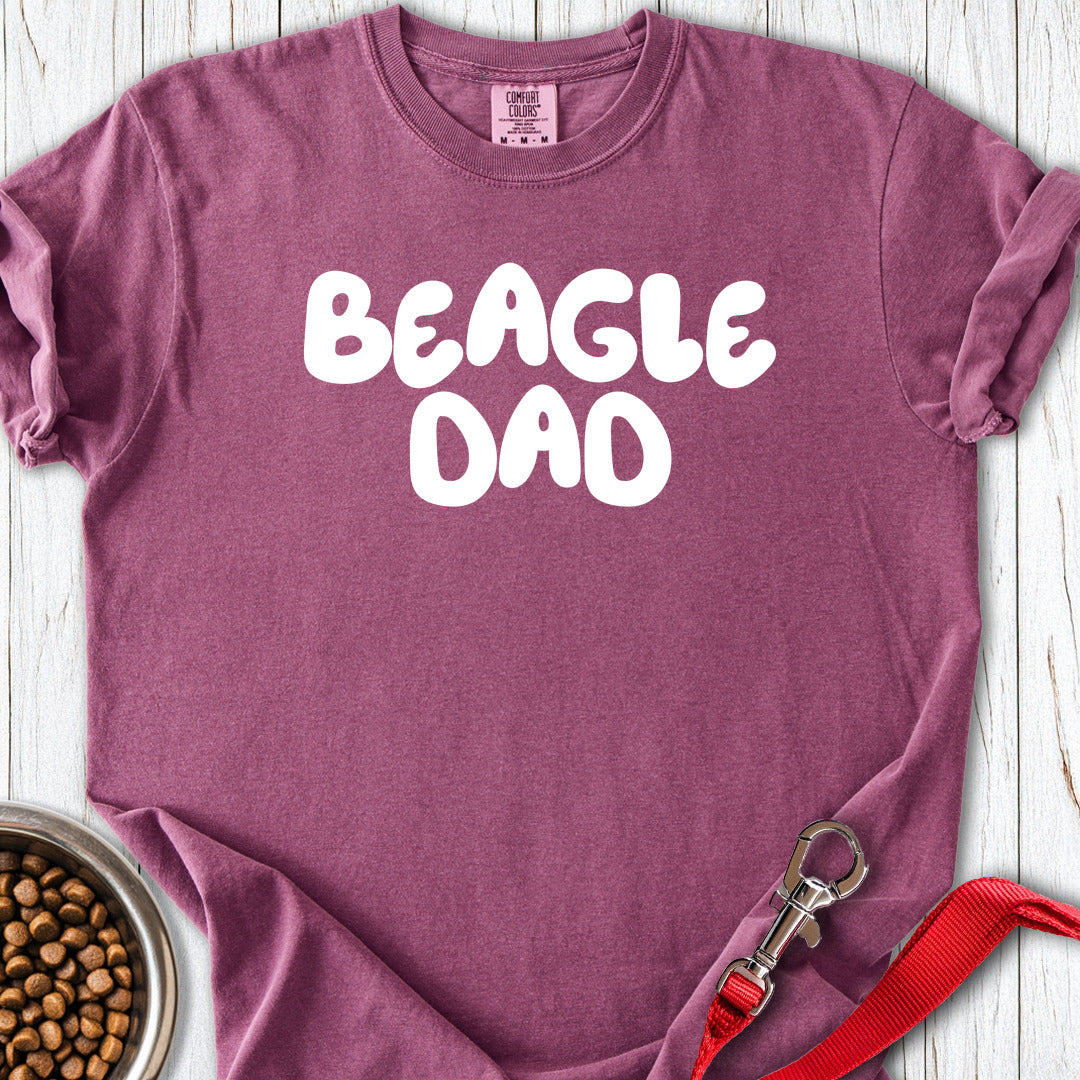Beagle Dad Premium Tee Gift For Dad