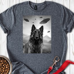Belgian Tervuren Ufo T Shirt Gift For Dog Lover