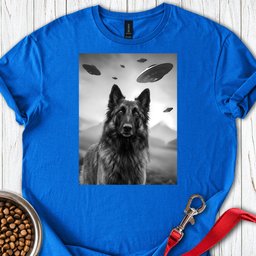 Belgian Tervuren Ufo T Shirt Gift For Dog Lover