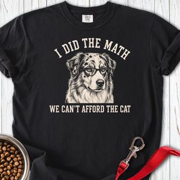 Australian Shepherd Ban The Cat Premium Tee Gift For Cat Lover