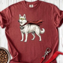 Berger Blanc Suisse Superhero Premium Tee Gift For Dog Lover