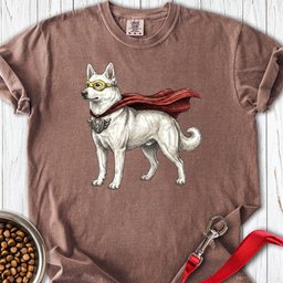 Berger Blanc Suisse Superhero Premium Tee Gift For Dog Lover