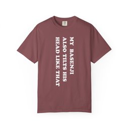 Basenji Tilts His Head Premium Tee Gift For Dog Lover