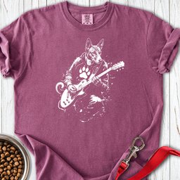 Basenji Guitar Premium Tee Gift For Dog Lover