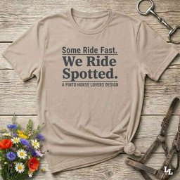 We Ride Spotted T Shirt Gift For Horse Lover
