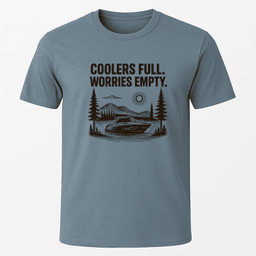 Coolers Full T Shirt Gift For Boat Owner