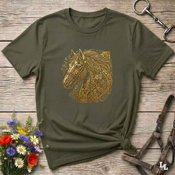 Golden Girl T Shirt Gift For Horse Lover