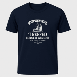 Savvy Sailor T Shirt Gift For Boat Owner