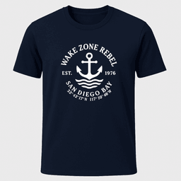Wake Zone Rebel San Diego T Shirt Gift For Boat Owner