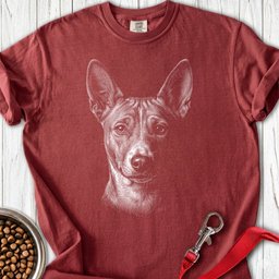 Basenji Engraved Premium Tee Gift For Dog Lover