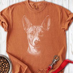 Basenji Engraved Premium Tee Gift For Dog Lover