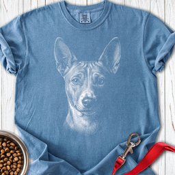 Basenji Engraved Premium Tee Gift For Dog Lover