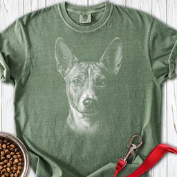 Basenji Engraved Premium Tee Gift For Dog Lover