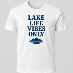 Lake Vibes T Shirt Gift For Boat Owner