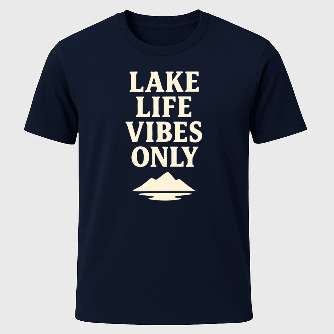 Lake Vibes T Shirt Gift For Boat Owner