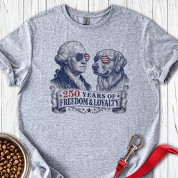 250 Year USA Golden Retriever T Shirt Gift For Dog Lover