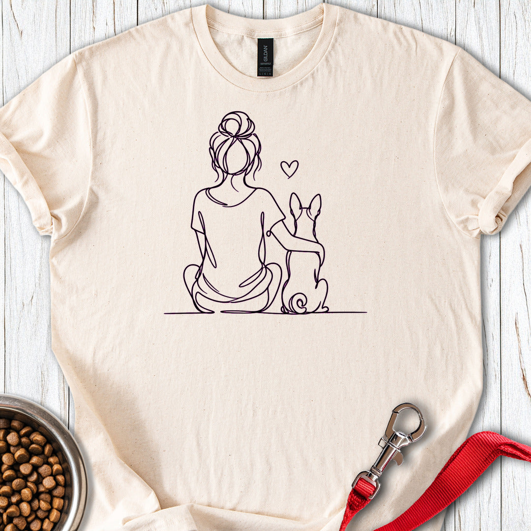 Basenji Hug T Shirt Gift For Dog Lover